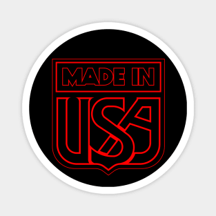 MADE IN USA - F X R - Red pinstripe Magnet